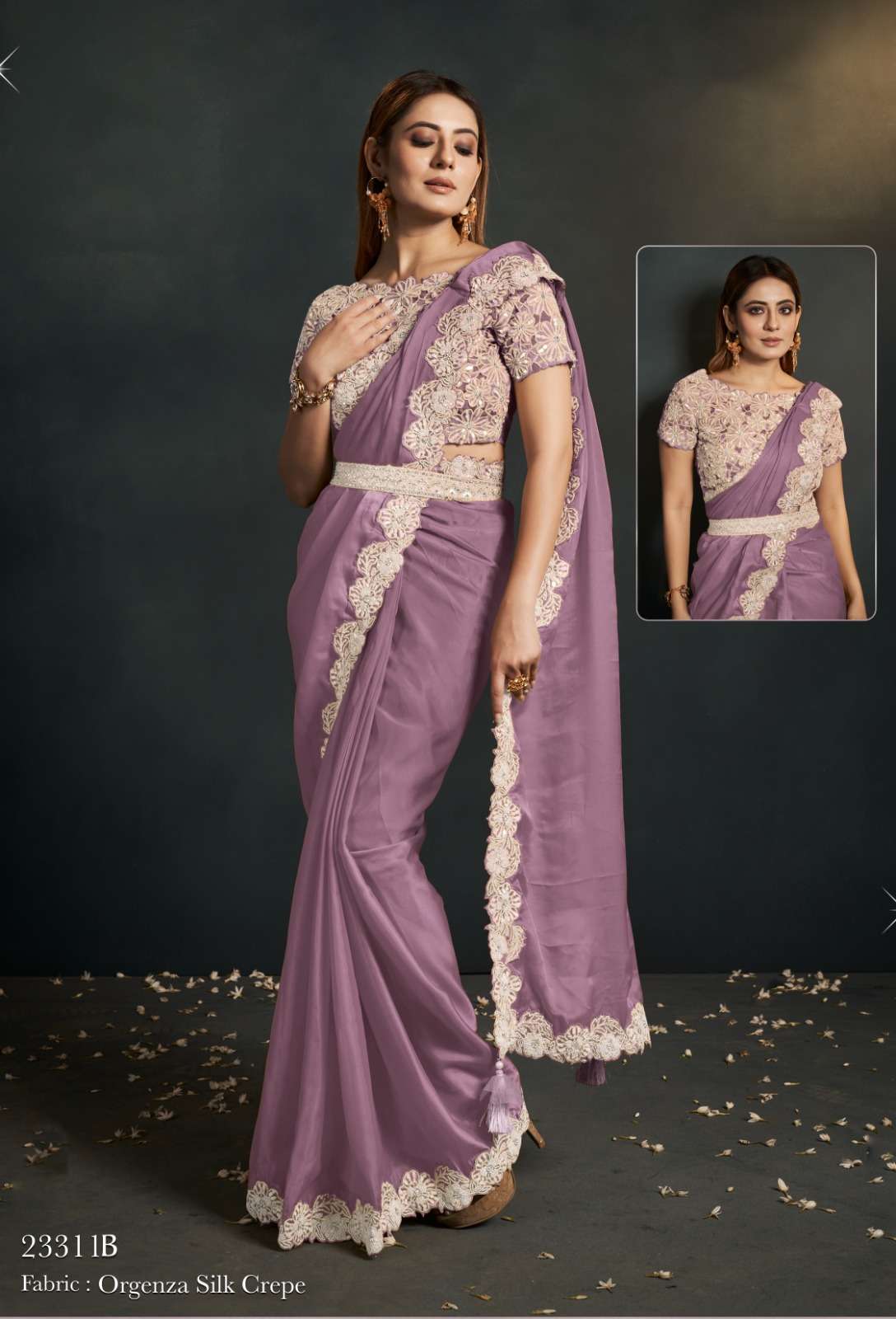 MAHOTSAV MANTHAN-23300 SERIES-NEW ADDITION COLOR  DESIGNER WEDDING SPECIAL READYMADE SAREE COLLECTION AT BEST RATE
